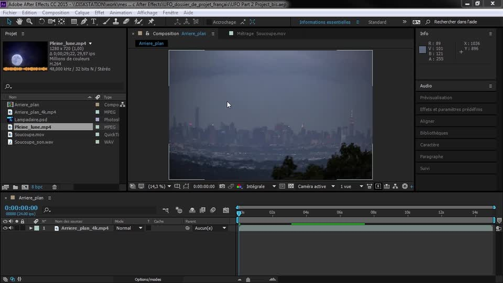 Adobe Learn - Apprentissage After Effects Ajout d’effets spéciaux à une