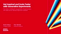 Get Inspired and Scale Faster with Generative Experiments