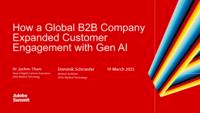 How a Global B2B Company Expanded Customer Engagement with Gen AI
