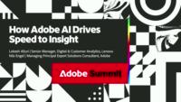 How Adobe AI Drives Speed to Insight