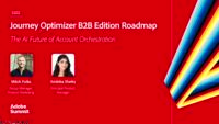 Journey Optimizer B2B Edition Roadmap: The AI Future of Account Orchestration