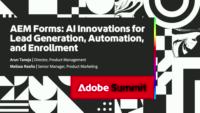 AEM Forms: AI Innovations for Lead Generation, Automation, and Enrollment 