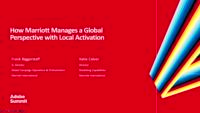 How Marriott Manages a Global Perspective with Local Activations