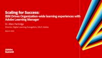 Scaling for Success: IBM Drives Organization-Wide Learning Experiences 