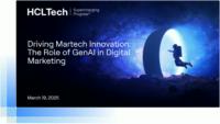 Driving MarTech Innovation: The Role of GenAI in Digital Marketing