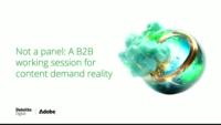 Not a Panel: A B2B Working Session for Content Demand Reality