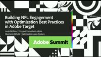 Building NFL Engagement with Optimization Best Practices in Adobe Target