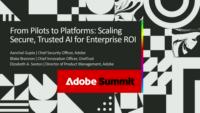 From Pilots to Platforms: Scaling Secure, Trusted AI for Enterprise ROI