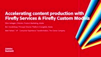 Scale Content for Your Brand with Firefly Services & Custom Models