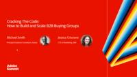 Cracking the Code: Build and Scale B2B Buying Groups for Account Engagement