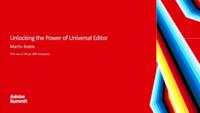 Skill Exchange: Unlocking the Power of Universal Editor