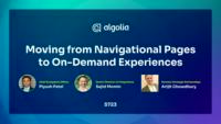 Moving from Navigational Pages to an On-Demand Experience