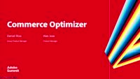Adobe Commerce Optimizer: Transform your Commerce Experience without Replatforming