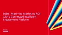 Maximize Marketing ROI with a Connected Intelligent Engagement Platform