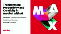 Transforming Productivity and Creativity in Acrobat with AI