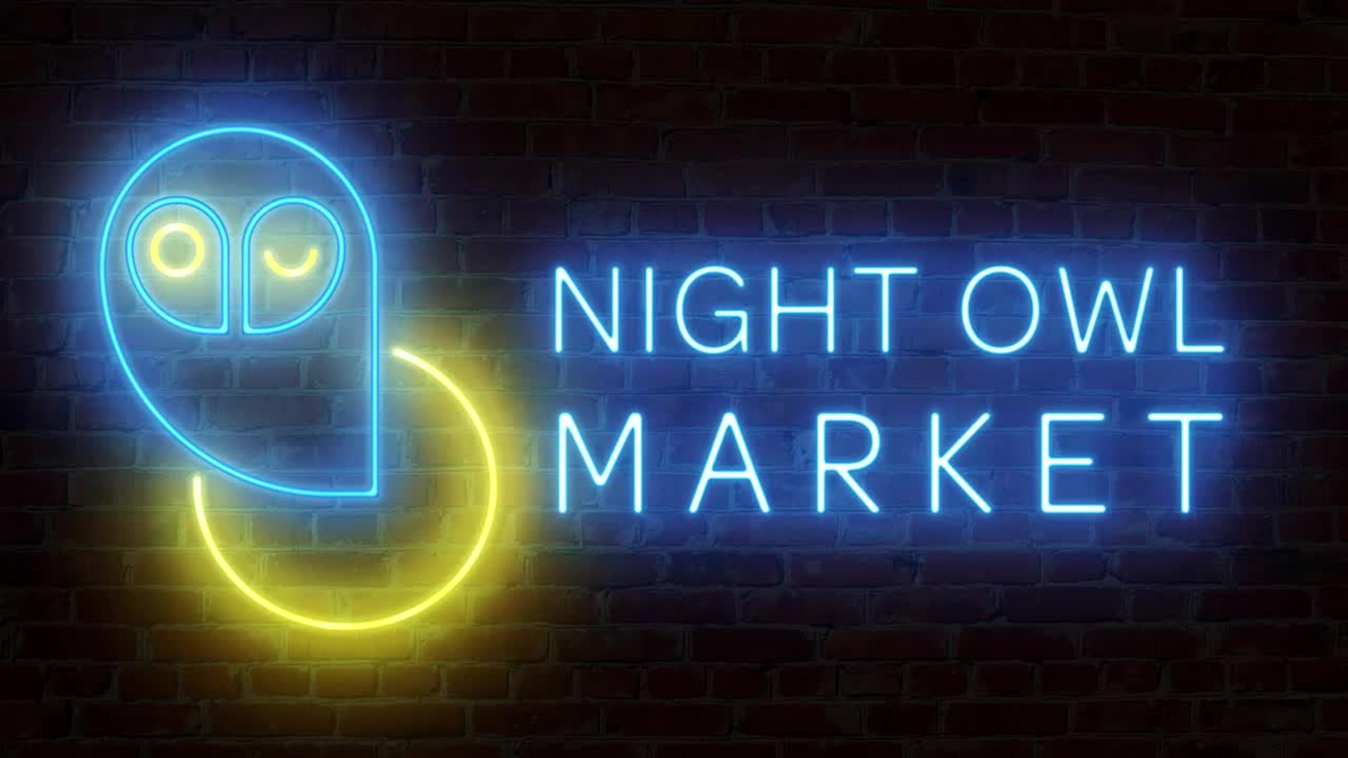 we are open neon sign animation video Template